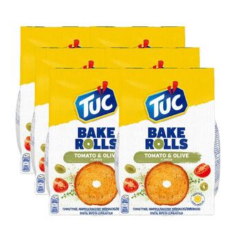 Tuc | tuc brødchips tomat & oliven 6-pak | brød, kiks & kager > brød & knækbrød