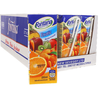 Fontana - multifrugtjuice exotic nectar 27-pak