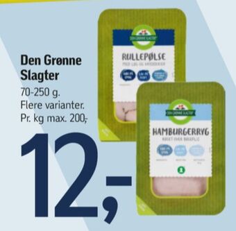 Føtex Den grønne slagter rullepølse med løg & krydderier tilbud