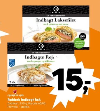 Kvickly Rahbek indbagt laks tilbud