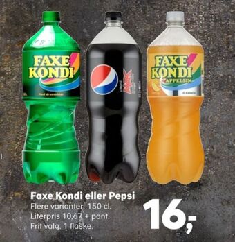 Kvickly Faxe kondi sportssodavand tilbud