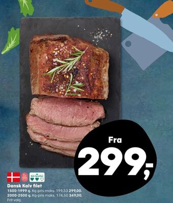 Kvickly Dansk kalv kalvefilet tilbud
