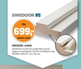 XL-BYG Swedoor karmsæt tilbud