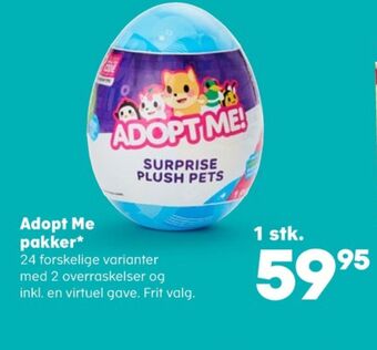 Kvickly Adopt me spil tilbud
