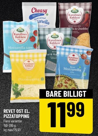 Løvbjerg Karolines revet ost mozzarella & cheddar tilbud