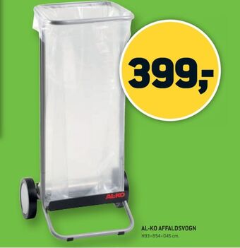 XL-BYG Al-ko affaldsvogn tilbud