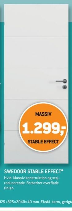 XL-BYG Swedoor dør tilbud