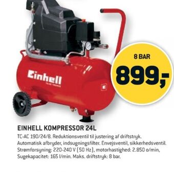 XL-BYG Einhell kompressor tilbud