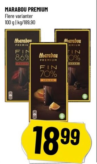Løvbjerg Premium chokoladeplade fin 86% kakao tilbud