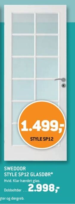 XL-BYG Swedoor dør tilbud