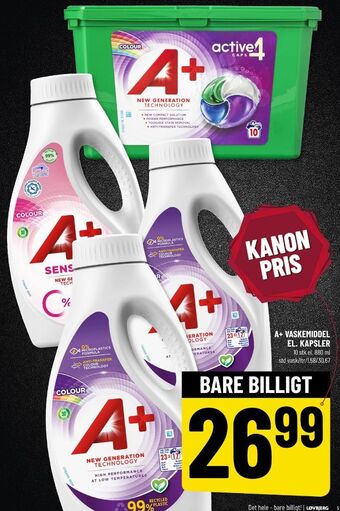 Løvbjerg A+ vaskemiddel-flydende tilbud