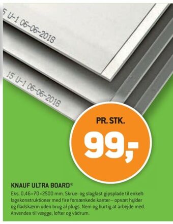 Knauf gipsplade