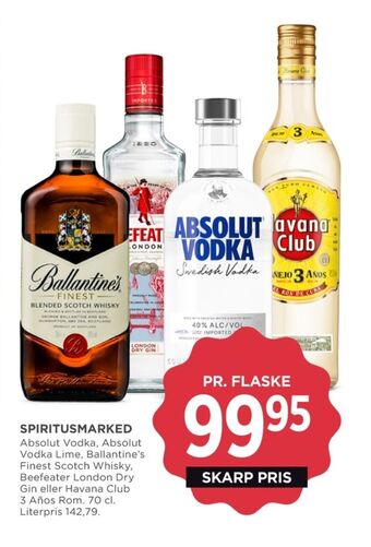 MENY Ballantines whisky tilbud