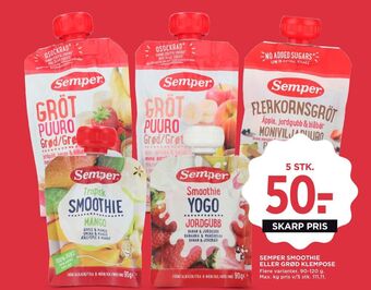 MENY Semper smoothie tilbud
