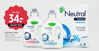 MENY Neutral vaskemiddel-tabs tilbud