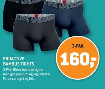 XL-BYG Proactive by jbs tights tilbud