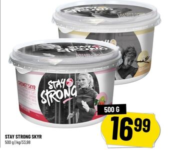 Løvbjerg Stay strong skyr thaiti vanilje tilbud