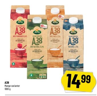 Løvbjerg Arla a-38 øko naturel 0,4% tilbud