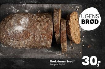 SuperBrugsen Ukendt bageren hvedebrød tilbud