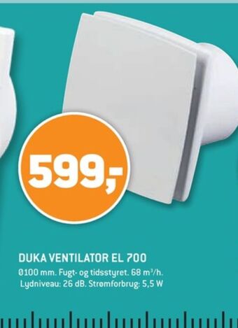 XL-BYG Duka ventilator tilbud