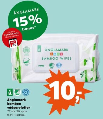SuperBrugsen Änglamark vådservietter tilbud