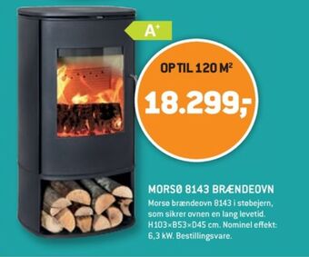 XL-BYG Morsø brændeovn tilbud