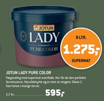 XL-BYG Lady maling tilbud