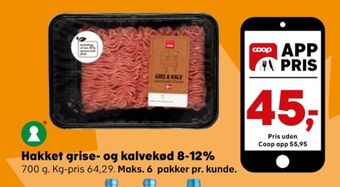 SuperBrugsen Ukendt hakket kalv og grisekød tilbud