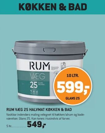 XL-BYG Rum maling tilbud