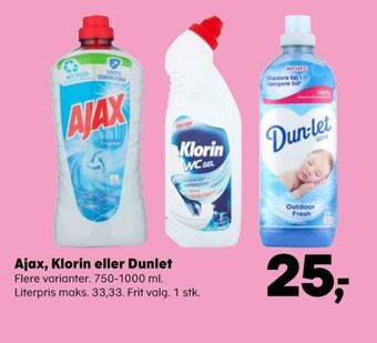 SuperBrugsen Ajax rengøring - universal tilbud