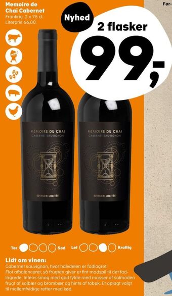 SuperBrugsen Ukendt fransk rødvin tilbud