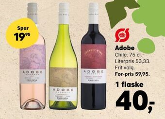 SuperBrugsen Ukendt chilensk rødvin tilbud