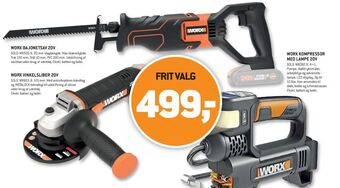 XL-BYG Worx professional bajonetsav tilbud