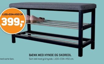 XL-BYG Ukendt bænk tilbud