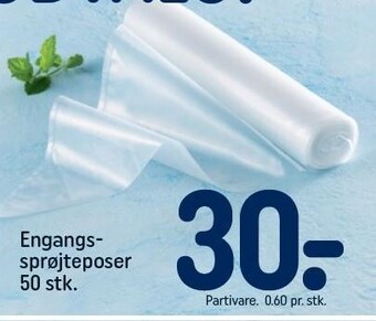 Engangsprøjteposer