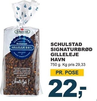Let-Køb Schulstad signaturbrød gilleleje havn tilbud