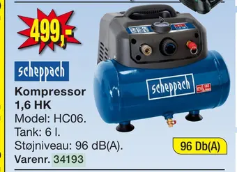 Harald Nyborg Kompressor 1,6 hk tilbud
