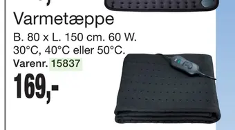 Harald Nyborg Varmetæppe tilbud