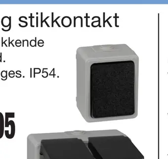 Harald Nyborg Stænktæt afbryder og stikkontakt tilbud
