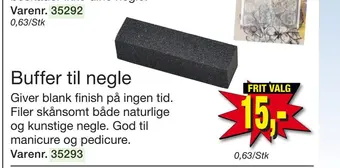 Harald Nyborg Buffer til negle tilbud