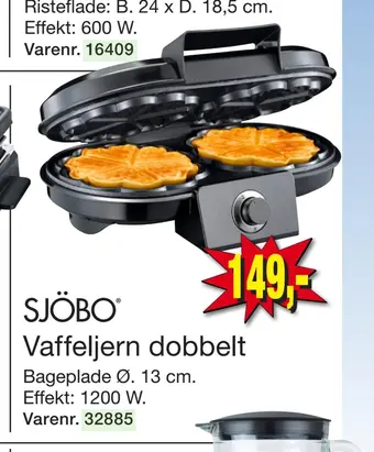 Harald Nyborg Vaffeljern dobbelt tilbud