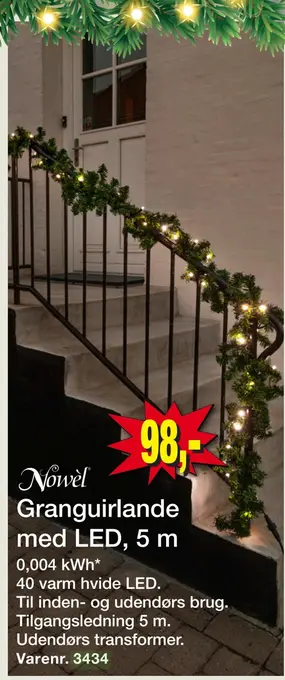 Harald Nyborg Granguirlande med led, 5 m tilbud