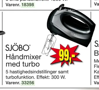 Harald Nyborg Håndmixer med turbo tilbud