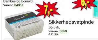 Sikkerhedsvatpinde