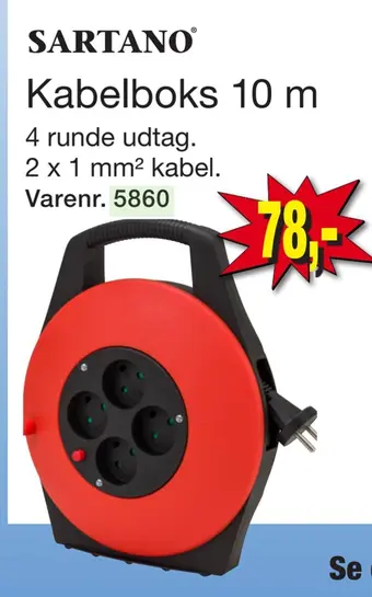 Harald Nyborg Kabelboks 10 m tilbud