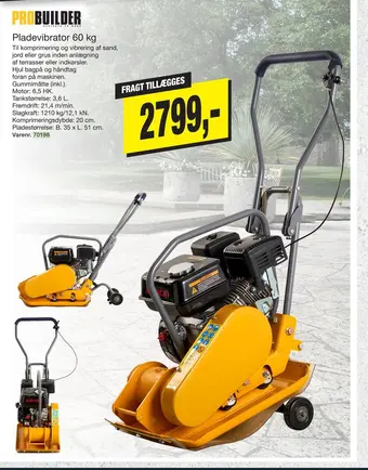 Harald Nyborg Pladevibrator 60 kg tilbud
