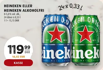 Scandinavian Park Heineken eller heineken alkoholfri tilbud