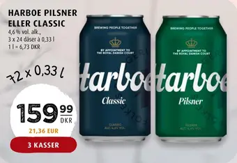 Scandinavian Park Harboe pilsner eller classic tilbud
