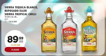 Scandinavian Park Sierra tequila blanco, reposado eller sierra tropical chilli tilbud