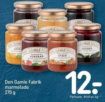 REMA 1000 Den Gamle Fabrik marmelade tilbud